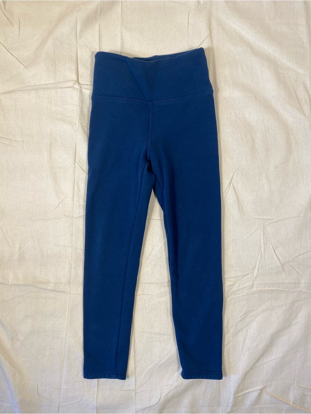 Girls Tuff Athletics Dark Blue Fleece Lined Leggings